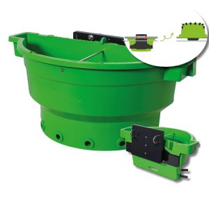 ECF6 Feeder with a Turn Over adaptor (for palisade feeding fence)